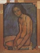Amedeo Modigliani, Nu assis (mk39)